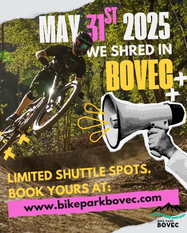 Instagram post from bikeparkbovec. This post is in position 15.