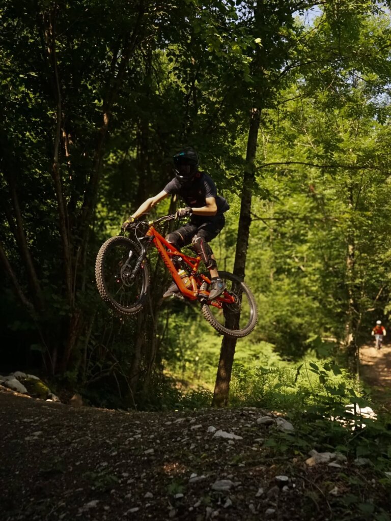 Instagram post from bikeparkbovec. This post is in position 4.