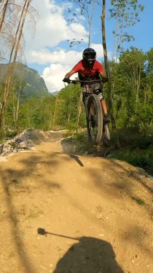 Instagram post from bikeparkbovec. This post is in position 7.