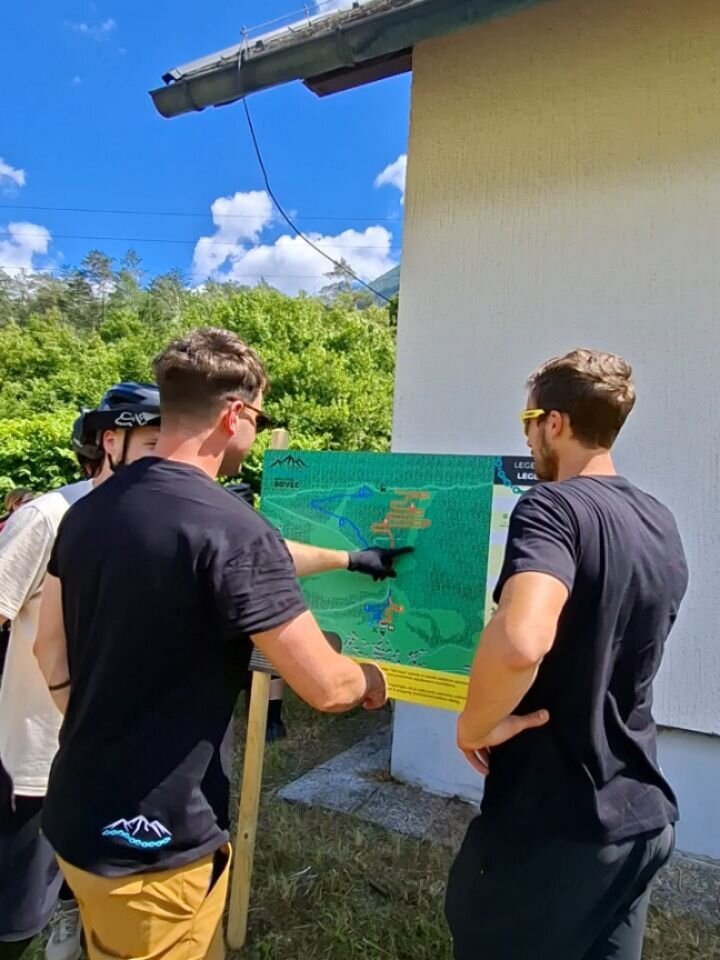 Instagram post from bikeparkbovec. This post is in position 8.