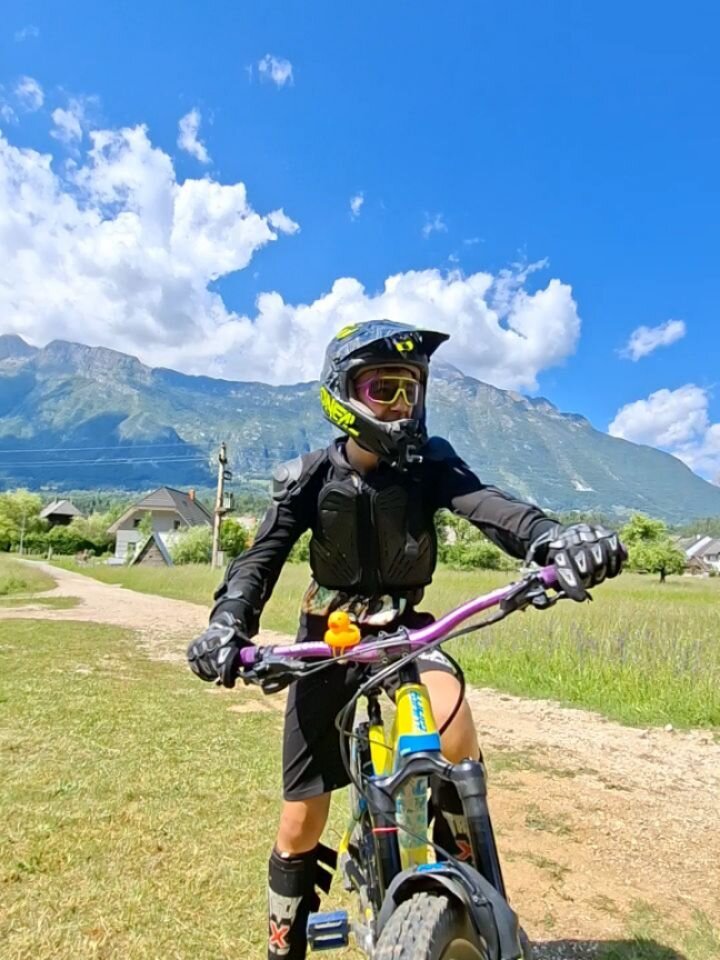 Instagram post from bikeparkbovec. This post is in position 9.